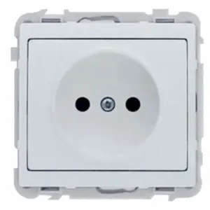 Prise 2P Blanc Jade