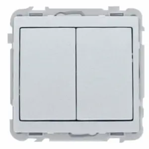 Double va & vient blanc jade