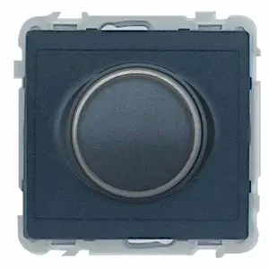 Kit Poussoir Rond Lumineux Anthracite Jade