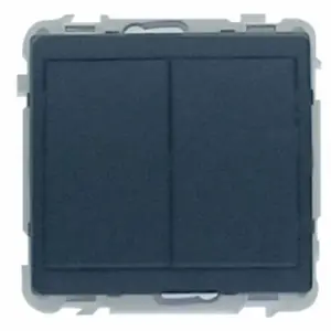 Double va & vient anthracite jade