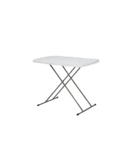 Table Pliante Rectangulaire 74X49,5X48Cm Blanc Cassé