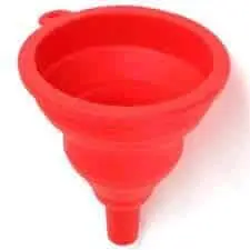 Entonnoir pliable rouge