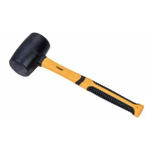 Maillet en caoutchouc 450 g manche en fibre de verre