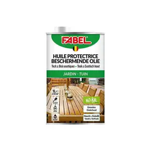 Huile protectrice teck et bois exotiques 1 l