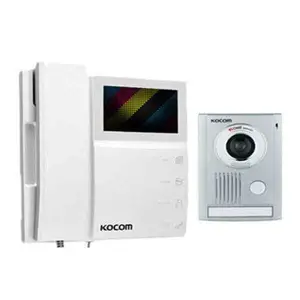 Kit Videophone 1 Poste Lcd Couleur Blanc Kocom