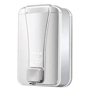 Distributeur de savon liquide 500 cc chromé 10,40 x 16,30 x 9,30 cm