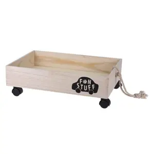 Caisse avec roues 50x35x15 cm