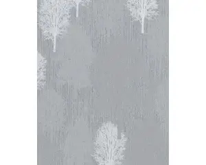 Papier Peint Arbuste Gris 6786-20
