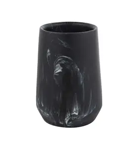 Gobelet bazalt polyresine noir