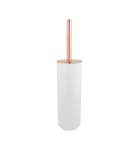 Brosse de toilette en polypropylène haut blanc cuivre