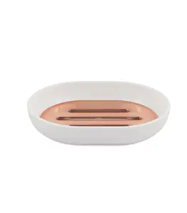 Porte-Savon Haut Blanc Cuivre Pp