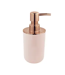 Distributeur savon ht rose cuivre pp