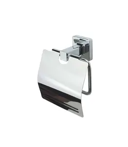 Porte-Papier Toilette Avec Couvercle Kalcyt Chrome