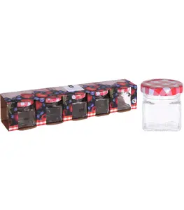 Set De 5 Bocaux En Verre 50Ml