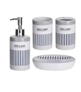 Set Accessoires Salle De Bain 4 Pièces