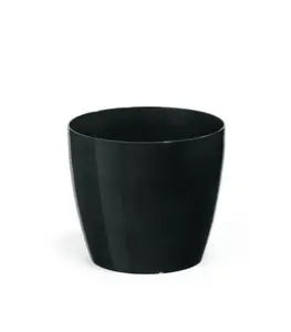 Pot De Fleur Cover Magnolia 300 Mm Noir