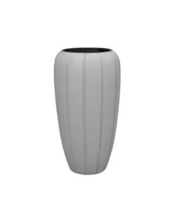 Pot De Fleurs Gaja Haut Gris Clair