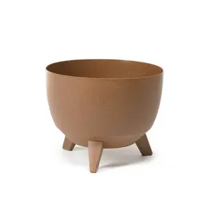 Pot De Fleurs Roma Ecologique 47Cm Chocolat