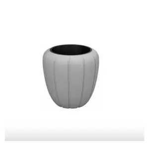 Pot A Fleurs Gaja 400 Low Gris Clair
