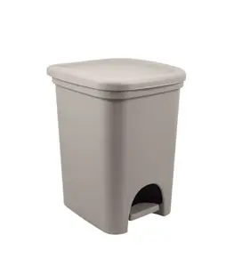 Poubelle Colors 18 L Taupe 26.60 X 31.80 X 38.20