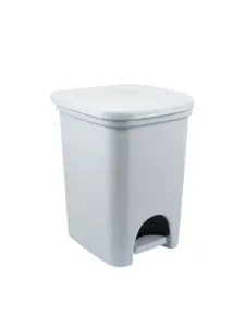 Poubelle Colors 18 L blanche 26,60 x 31,80 x 38,20 cm