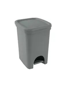 Poubelle Colors 18 L grise 26,60 x 31,80 x 38,20 cm