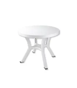 Table Ronde 90Cm Pieds Elite Tolomeo Blanc
