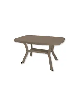Table Ulisse Elite Rectangulaire 180X90X72 Cm Taupe