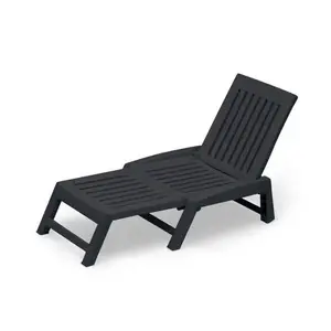 Bain de soleil pliant orfeo en resine anthracite