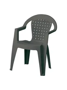 Fauteuil monobloc norma 55x53x80cm anthracite