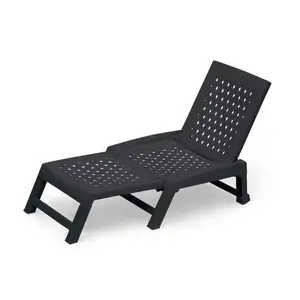 Bain de soleil pliant apollo en resine anthracite