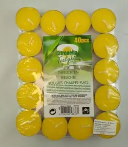 BOUGIES CHAUFFE-PLATS CITRONELLE