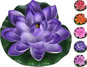 Fleur flottante 18 cm disponible en 5 couleurs
