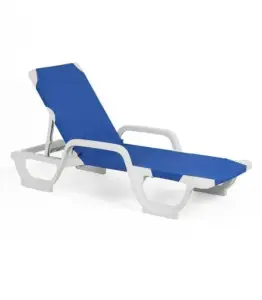 Chaisse longue lena bleu