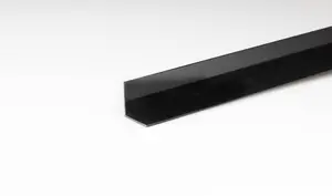 Corniere en pvc noir satiné