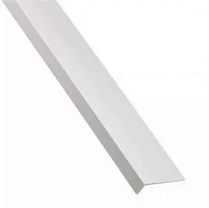 Corniere en l inégale blanc satiné