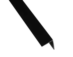 Corniere en pvc noir satine 19,5×19,5×1,5x1000mm