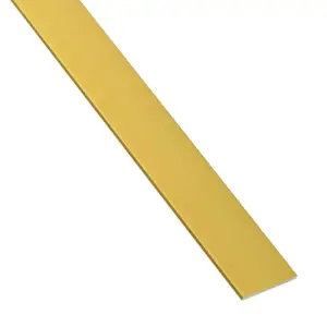 Profil Plat En Or Brillant