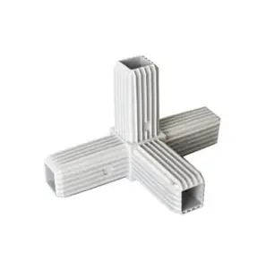 Embout tube carre 20×20 4 voies