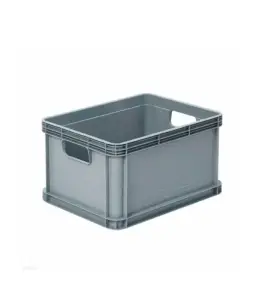 Caisse de rangement en polypropylène 20 L 40x30x22cm gris