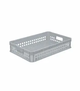 Bac Et Caisse De Rangement Eurobox 22L 60X40X12Cm Gris