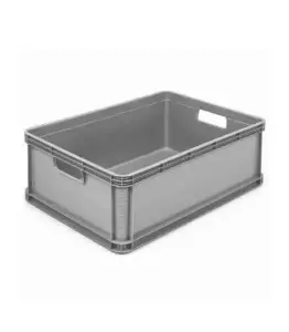 Caisse de rangement en polypropylène 45 L 60x40x22cm gris