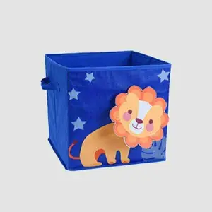 Box de rangement avec motifpour enfant disponible en 4 couleurs dimensions: 32x32x30 cm