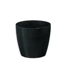 Pot De Fleur Cover Magnolia 250 Mm Noir