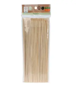 Set De 100 Brochettes En Bambou 20Cm