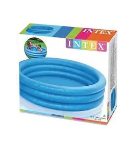 Bouee piscine gonflable 480 l 168x38cm bleu