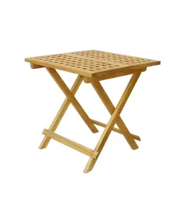 Table En Bois D'Acacia 84X40X53 Cm