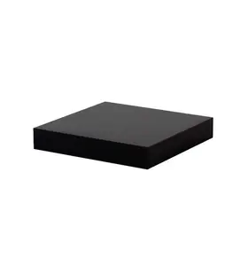 Étagère Murale Noir Brillant 23X23,5Cm