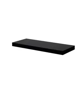Etagère Murale Noir Brillant 90X23,5Cm