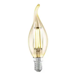 Ampoule filam e14 cf37 4w amber 2200k EGLO